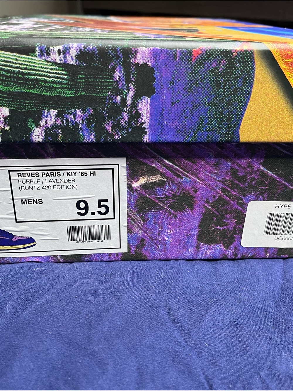 KIY '85 Hi Mens Sneakers - Purple / Lavender